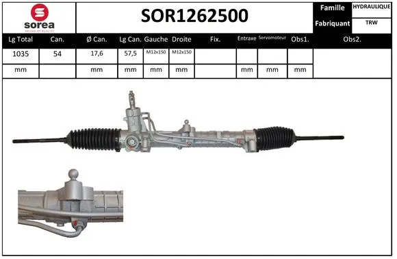 Steering Gear (SOR1262500)