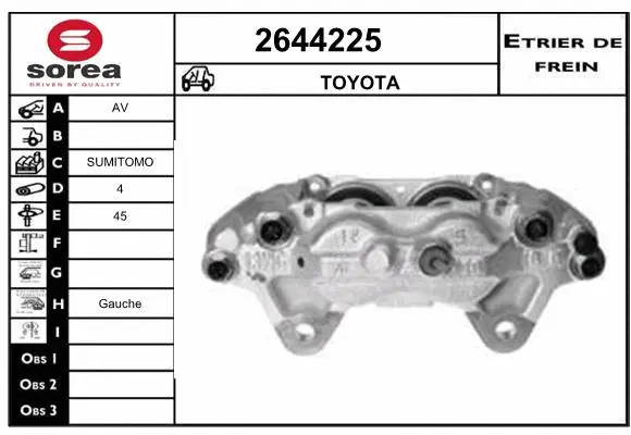 Brake Caliper (2644225)