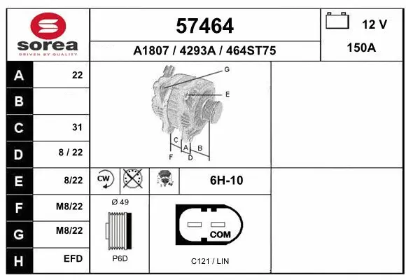 Alternator (57464)