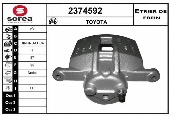 Brake Caliper (2374592)
