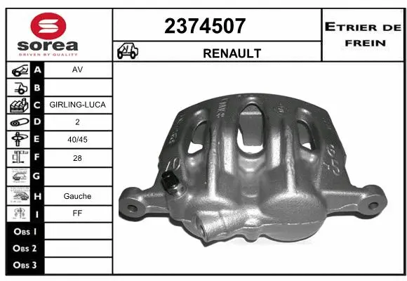 Brake Caliper (2374507)