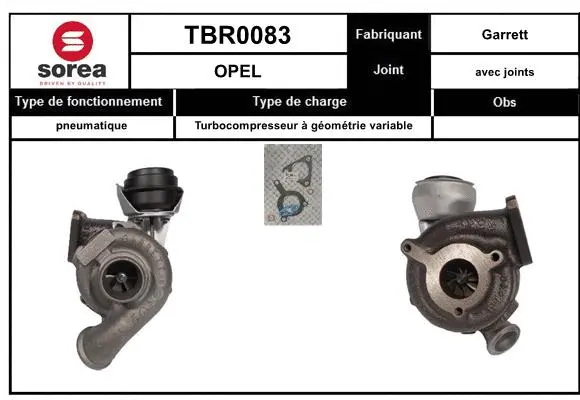 Charger, charging (supercharged/turbocharged) (TBR0083)