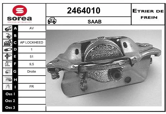 Brake Caliper (2464010)