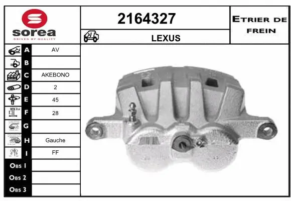 Brake Caliper (2164327)