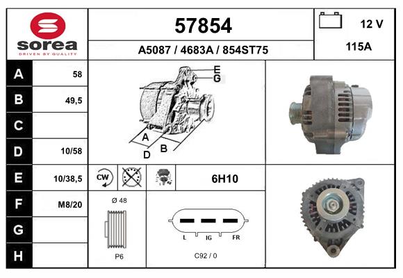 Alternator (57854)