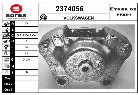 Brake Caliper (2374056)