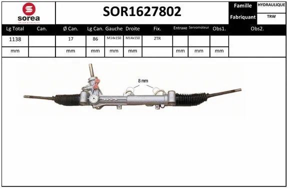 Steering Gear (SOR1627802)
