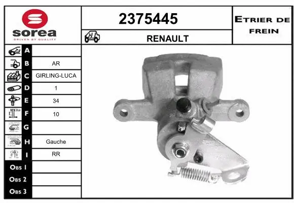 Brake Caliper (2375445)