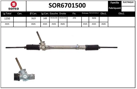 Steering Gear (SOR6701500)