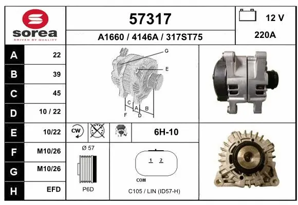 Alternator (57317)