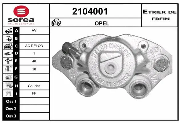 Brake Caliper (2104001)