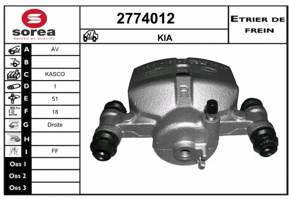 Brake Caliper (2774012)