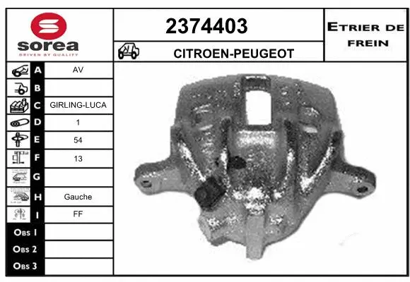 Brake Caliper (2374403)