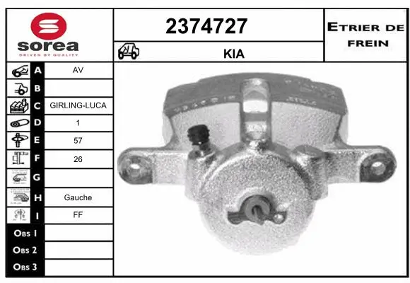 Brake Caliper (2374727)