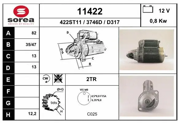 Starter (11422)
