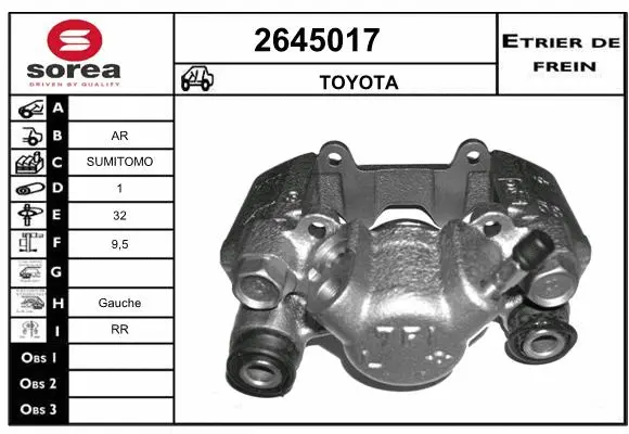 Brake Caliper (2645017)