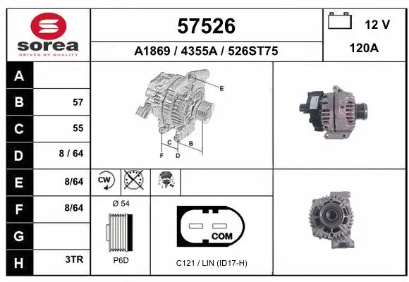 Alternator (57526)