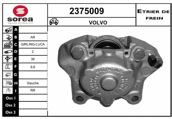 Brake Caliper (2375009)