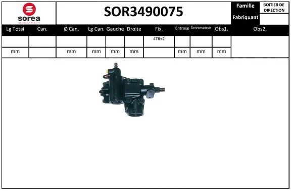Steering Gear (SOR3490075)