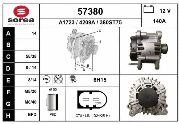 Alternator (57380)