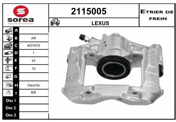 Brake Caliper (2115005)