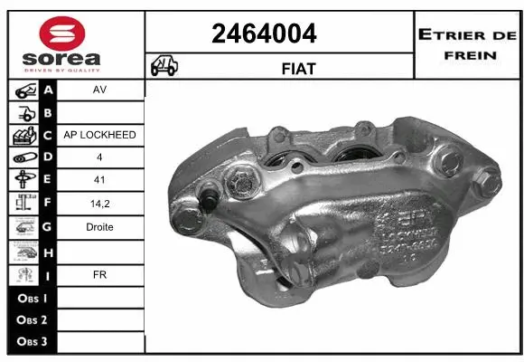 Brake Caliper (2464004)