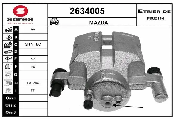 Brake Caliper (2634005)