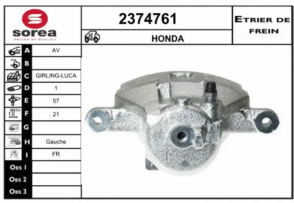 Brake Caliper (2374761)
