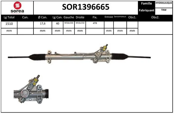 Steering Gear (SOR1396665)