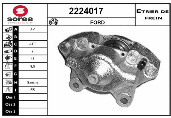 Brake Caliper (2224017)