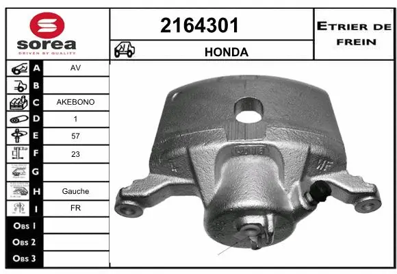Brake Caliper (2164301)