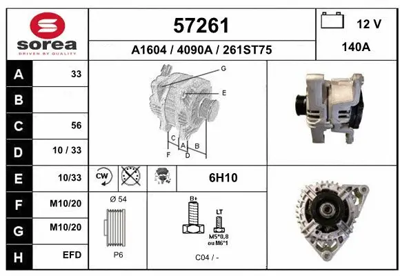 Alternator (57261)