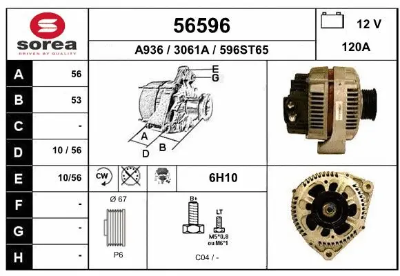 Alternator (56596)