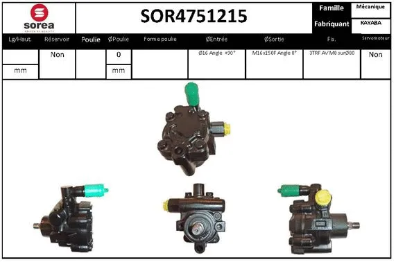 Hydraulic Pump, steering (SOR4751215)