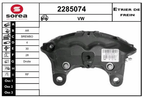 Brake Caliper (2285074)