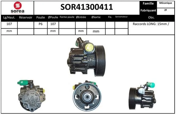 Hydraulic Pump, steering (SOR41300411)