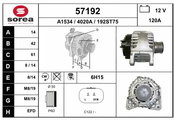 Alternator (57192)