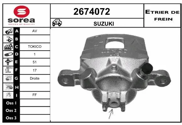 Brake Caliper (2674072)