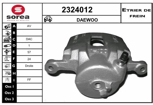 Brake Caliper (2324012)