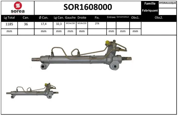 Steering Gear (SOR1608000)