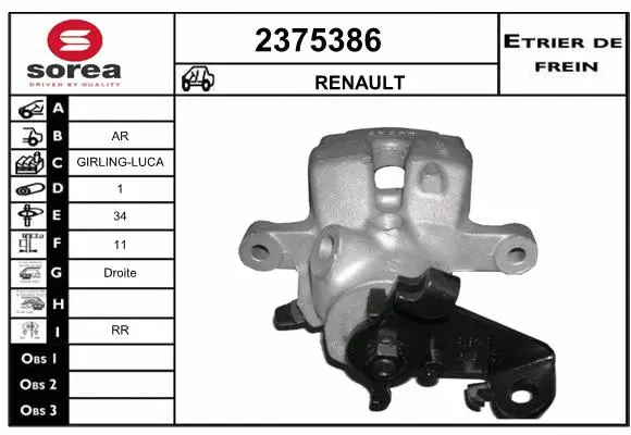 Brake Caliper (2375386)