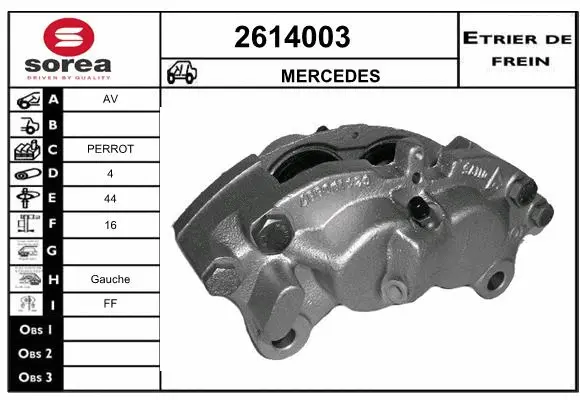 Brake Caliper (2614003)