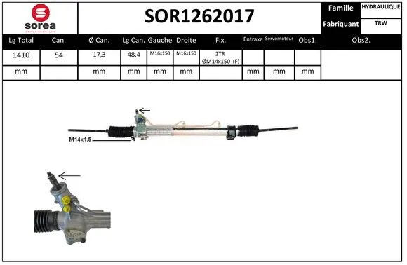 Steering Gear (SOR1262017)