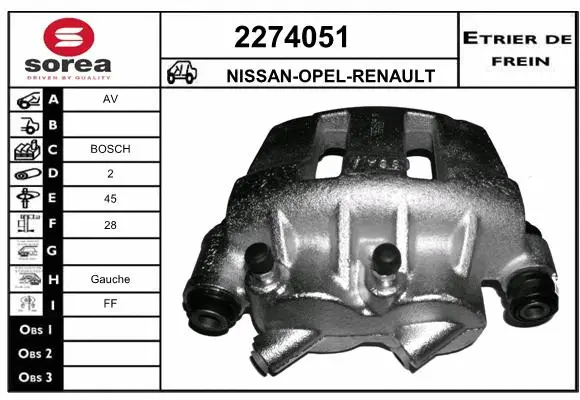 Brake Caliper (2274051)