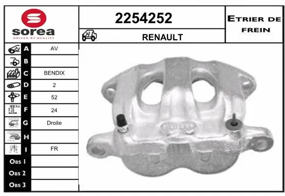 Brake Caliper (2254252)