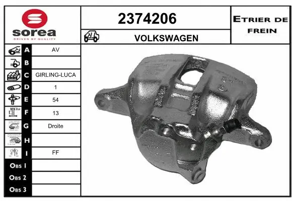 Brake Caliper (2374206)