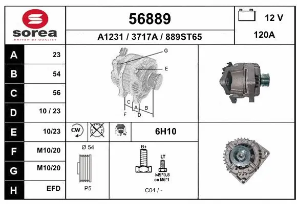 Alternator (56889)
