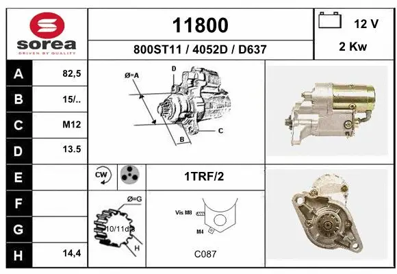Starter (11800)