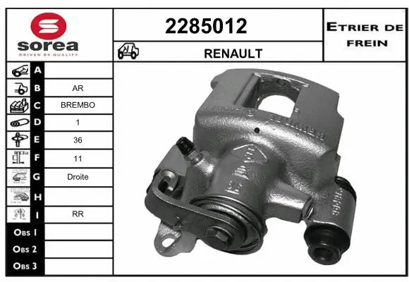 Brake Caliper (2285012)