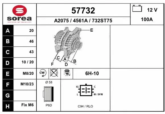 Alternator (57732)